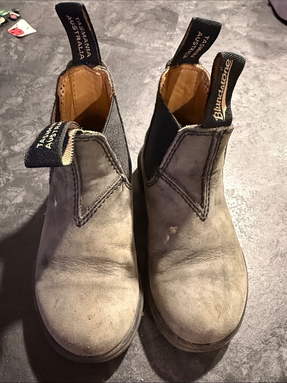 Blundstone kids Chukka Boots in Gray